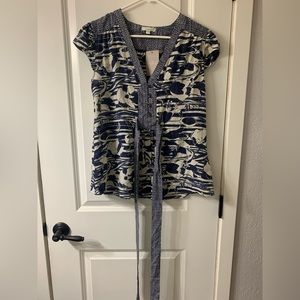 Anthropology 100% Silk Blouse
